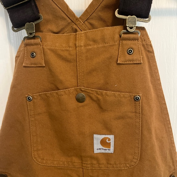 Carhartt Kids Brown Overalls - Picture 2 of 7
